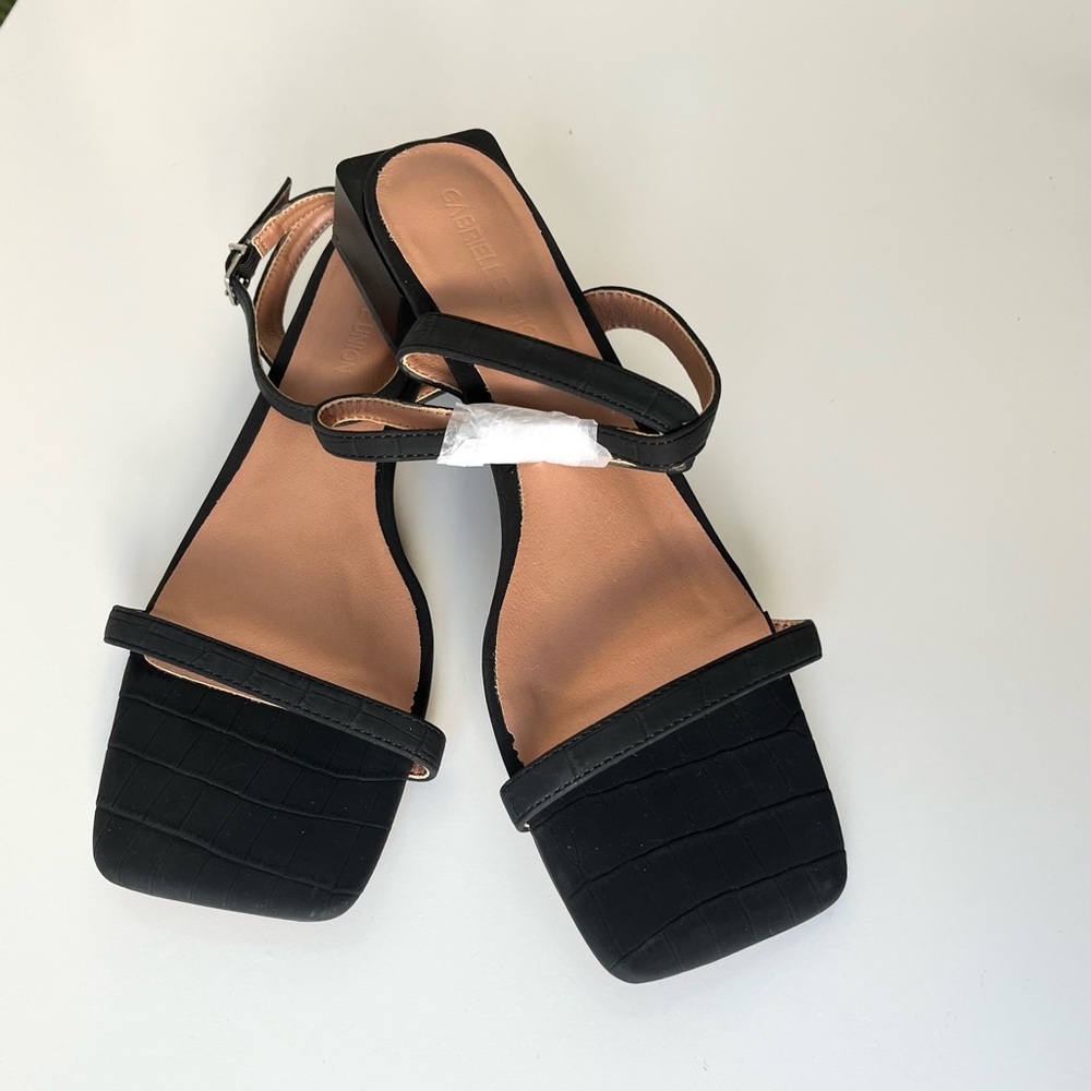 Black Sling Back Dress Sandals Size 11